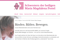 Auszug Projektwebsite